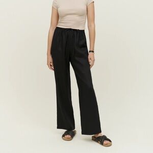 Reformation Olina Linen Pant NWT Black